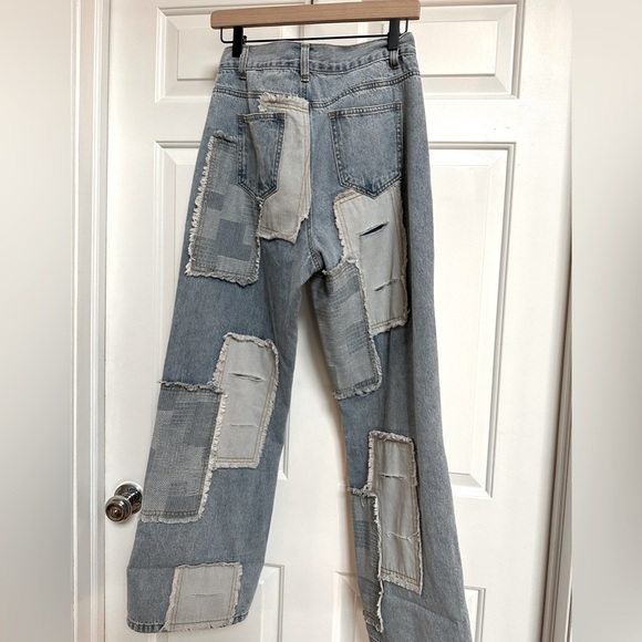 POL Denim Patchwork Jeans - Size S - Picture 4 of 7